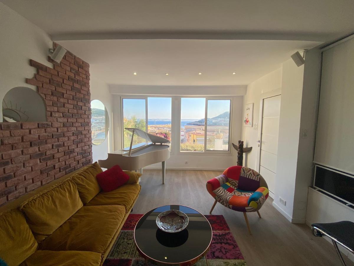 Au Coeur Du Parc National Du Massif Des Calanques, La Flibuste Des Goudes, Maison 2 Chambres, Climatisee, Jardins, Solarium, Proche Plage, Large Vue Mer マルセイユ エクステリア 写真