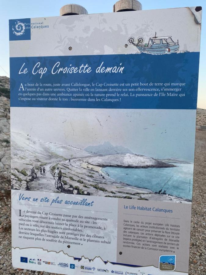 Au Coeur Du Parc National Du Massif Des Calanques, La Flibuste Des Goudes, Maison 2 Chambres, Climatisee, Jardins, Solarium, Proche Plage, Large Vue Mer マルセイユ エクステリア 写真