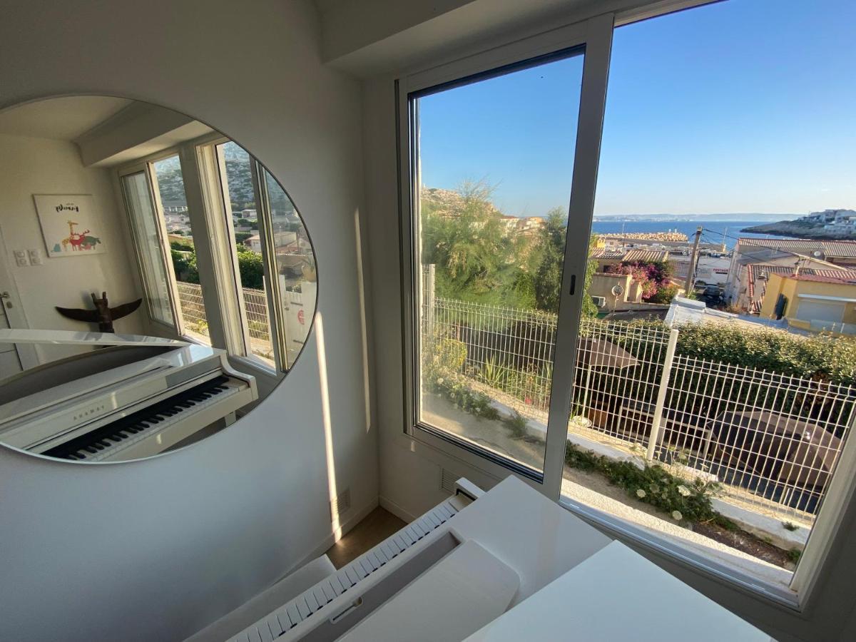 Au Coeur Du Parc National Du Massif Des Calanques, La Flibuste Des Goudes, Maison 2 Chambres, Climatisee, Jardins, Solarium, Proche Plage, Large Vue Mer マルセイユ エクステリア 写真