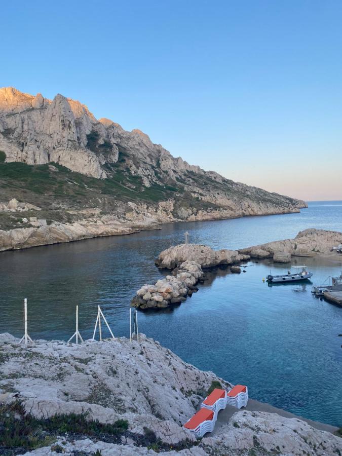 Au Coeur Du Parc National Du Massif Des Calanques, La Flibuste Des Goudes, Maison 2 Chambres, Climatisee, Jardins, Solarium, Proche Plage, Large Vue Mer マルセイユ エクステリア 写真