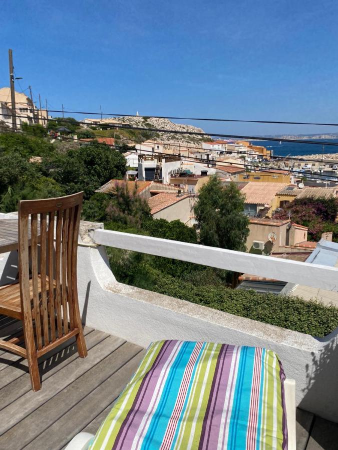 Au Coeur Du Parc National Du Massif Des Calanques, La Flibuste Des Goudes, Maison 2 Chambres, Climatisee, Jardins, Solarium, Proche Plage, Large Vue Mer マルセイユ エクステリア 写真