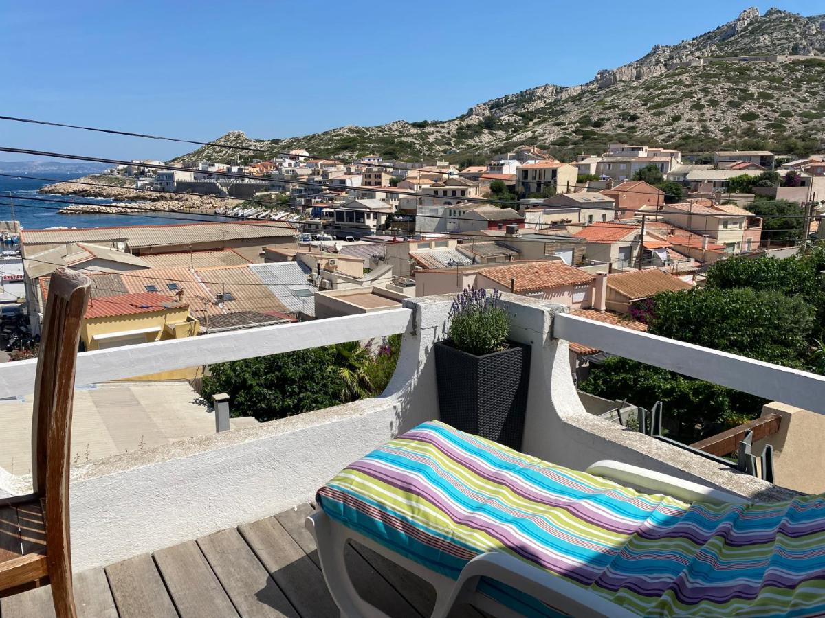 Au Coeur Du Parc National Du Massif Des Calanques, La Flibuste Des Goudes, Maison 2 Chambres, Climatisee, Jardins, Solarium, Proche Plage, Large Vue Mer マルセイユ エクステリア 写真