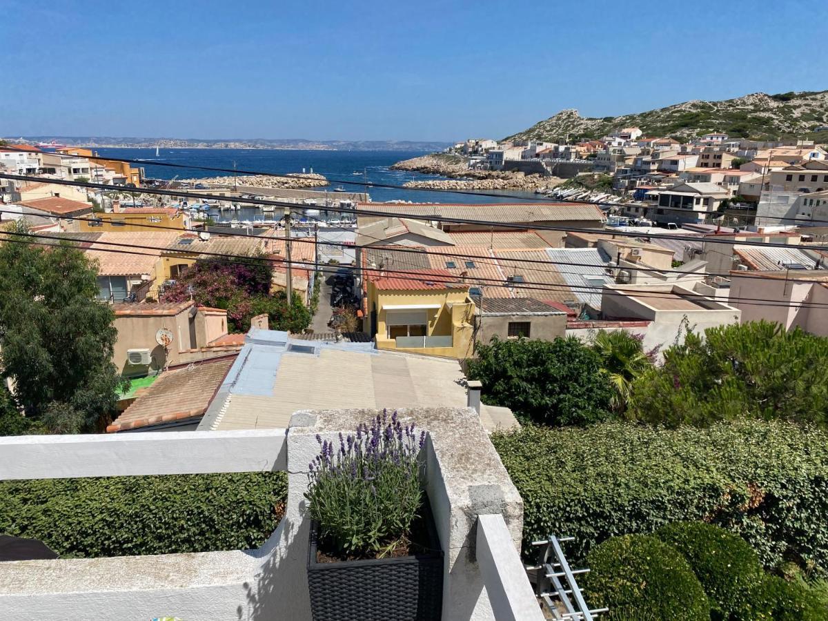 Au Coeur Du Parc National Du Massif Des Calanques, La Flibuste Des Goudes, Maison 2 Chambres, Climatisee, Jardins, Solarium, Proche Plage, Large Vue Mer マルセイユ エクステリア 写真