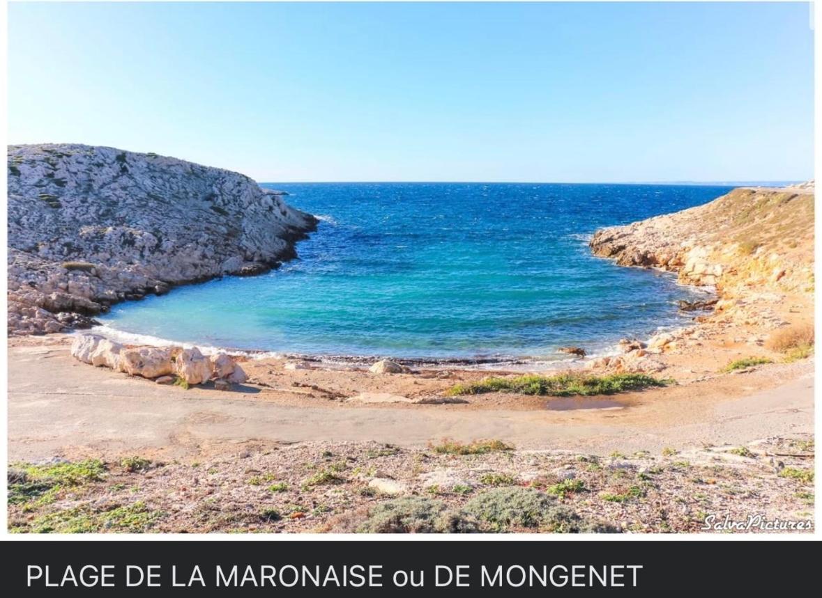 Au Coeur Du Parc National Du Massif Des Calanques, La Flibuste Des Goudes, Maison 2 Chambres, Climatisee, Jardins, Solarium, Proche Plage, Large Vue Mer マルセイユ エクステリア 写真