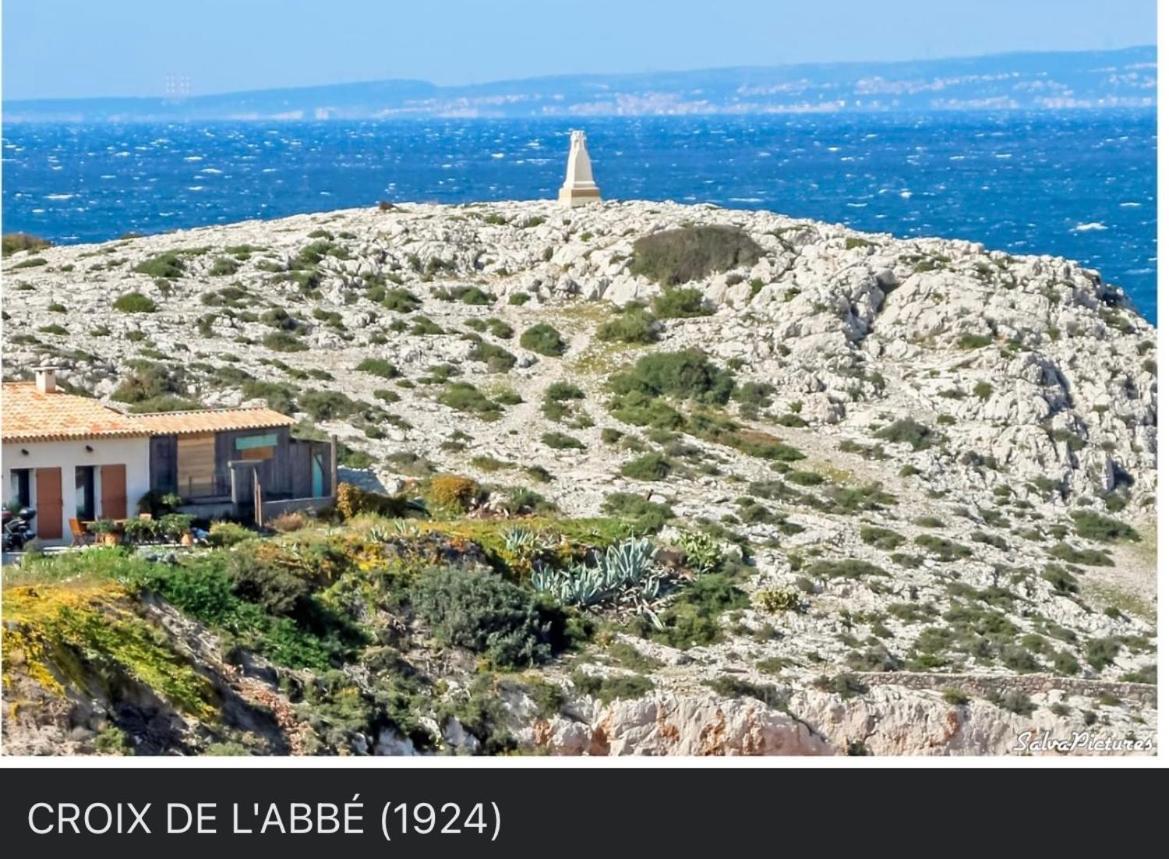Au Coeur Du Parc National Du Massif Des Calanques, La Flibuste Des Goudes, Maison 2 Chambres, Climatisee, Jardins, Solarium, Proche Plage, Large Vue Mer マルセイユ エクステリア 写真