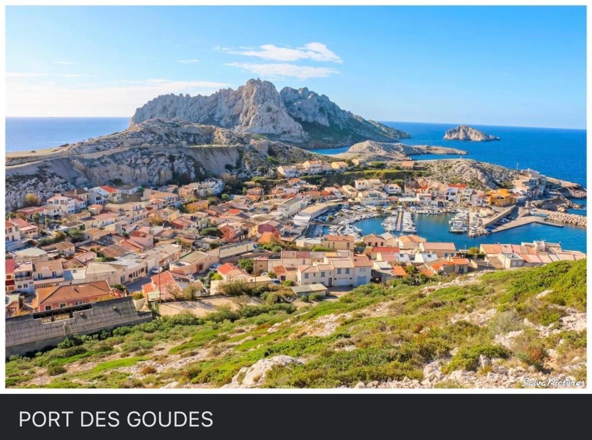 Au Coeur Du Parc National Du Massif Des Calanques, La Flibuste Des Goudes, Maison 2 Chambres, Climatisee, Jardins, Solarium, Proche Plage, Large Vue Mer マルセイユ エクステリア 写真