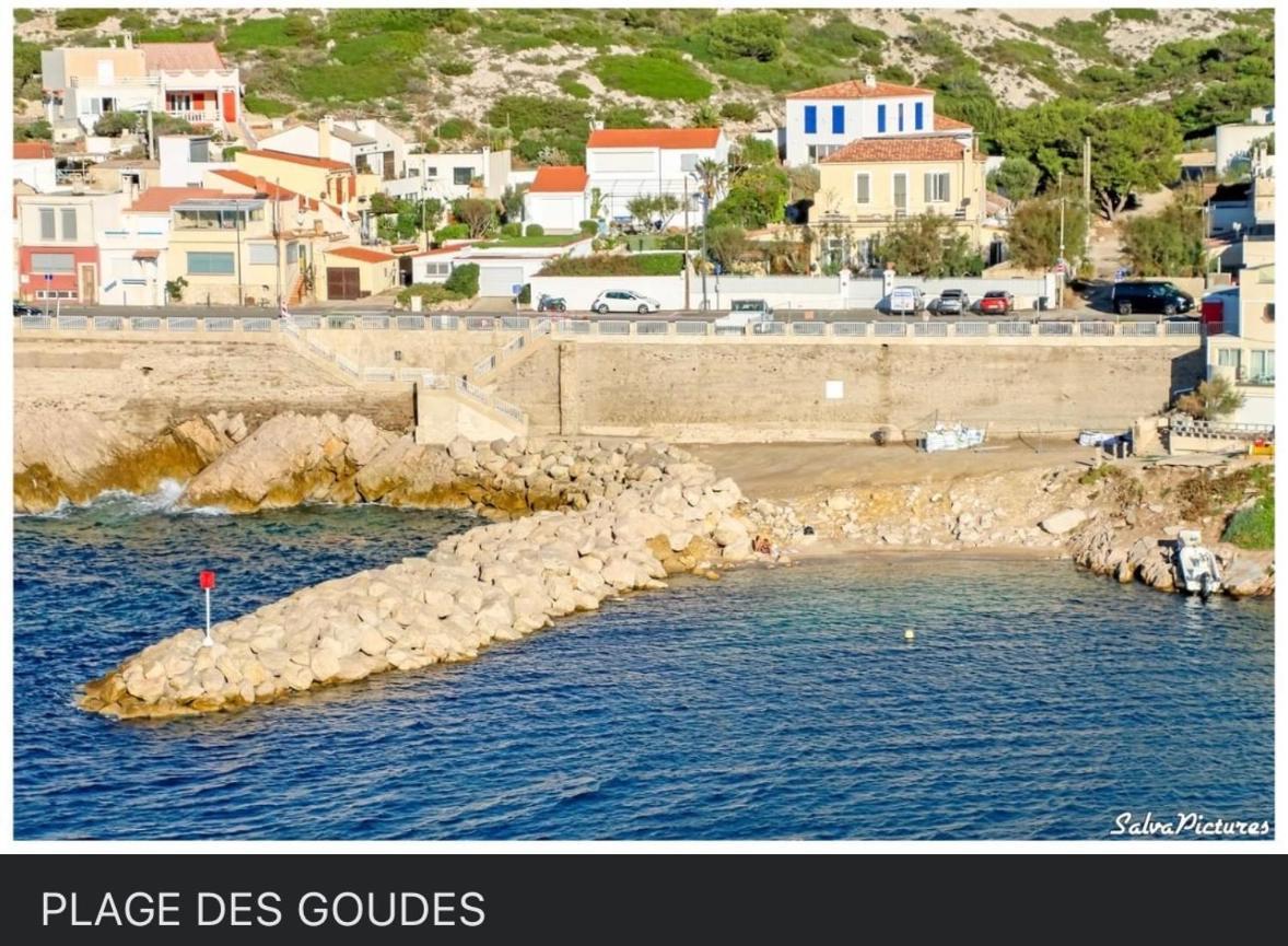 Au Coeur Du Parc National Du Massif Des Calanques, La Flibuste Des Goudes, Maison 2 Chambres, Climatisee, Jardins, Solarium, Proche Plage, Large Vue Mer マルセイユ エクステリア 写真